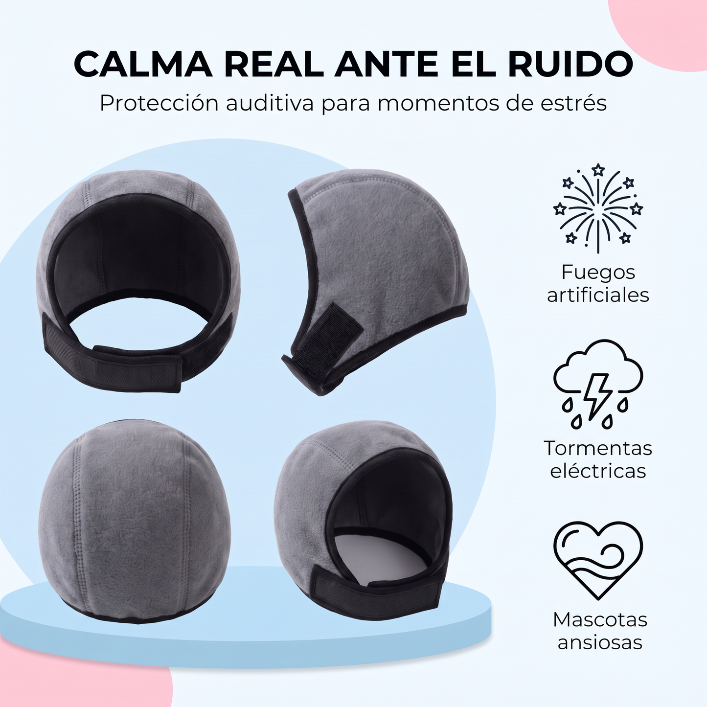 Orejeras Antirruido para Perros